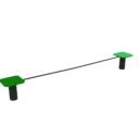 agrès de sport pour un parcours santé : module funambule