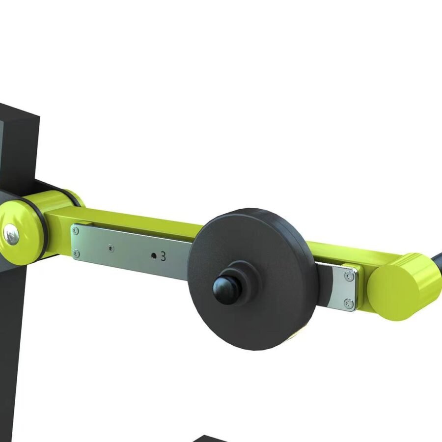 agrès de sport pour un espace de musculation extérieur : pull down réglage 1