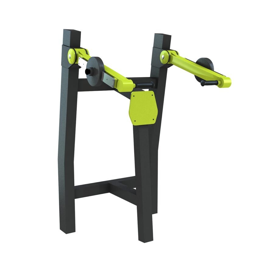 agrès de sport pour un espace de musculation extérieur : standing shoulder press