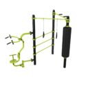 Station aire de fitness : Traction, TRX, Espalier, Sac de frappe, Pull vue 2