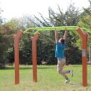 équipement street workout design pont horizontale pont de singe traversée