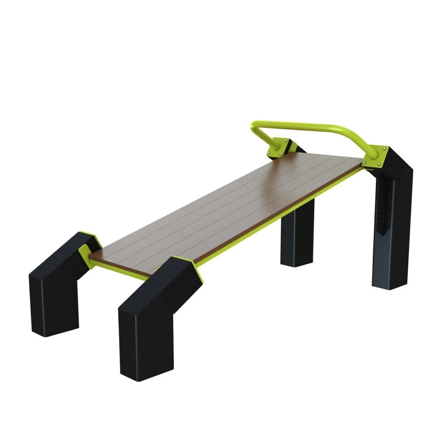 équipement street workout design abdos incliné vue 5