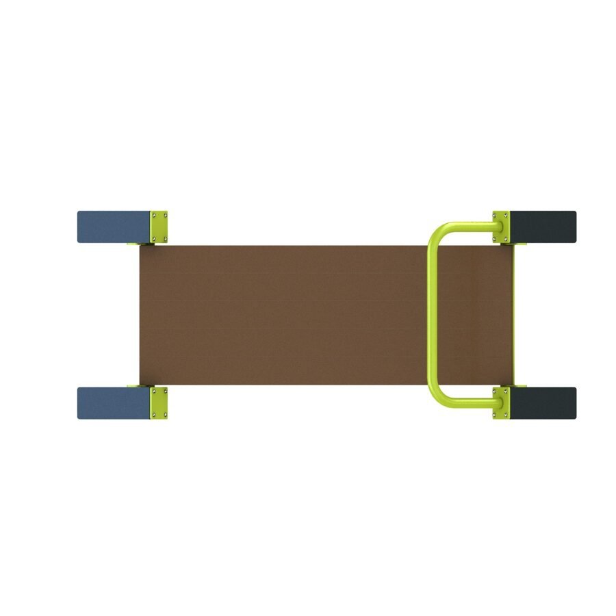 équipement street workout design abdos incliné vue de haut 3