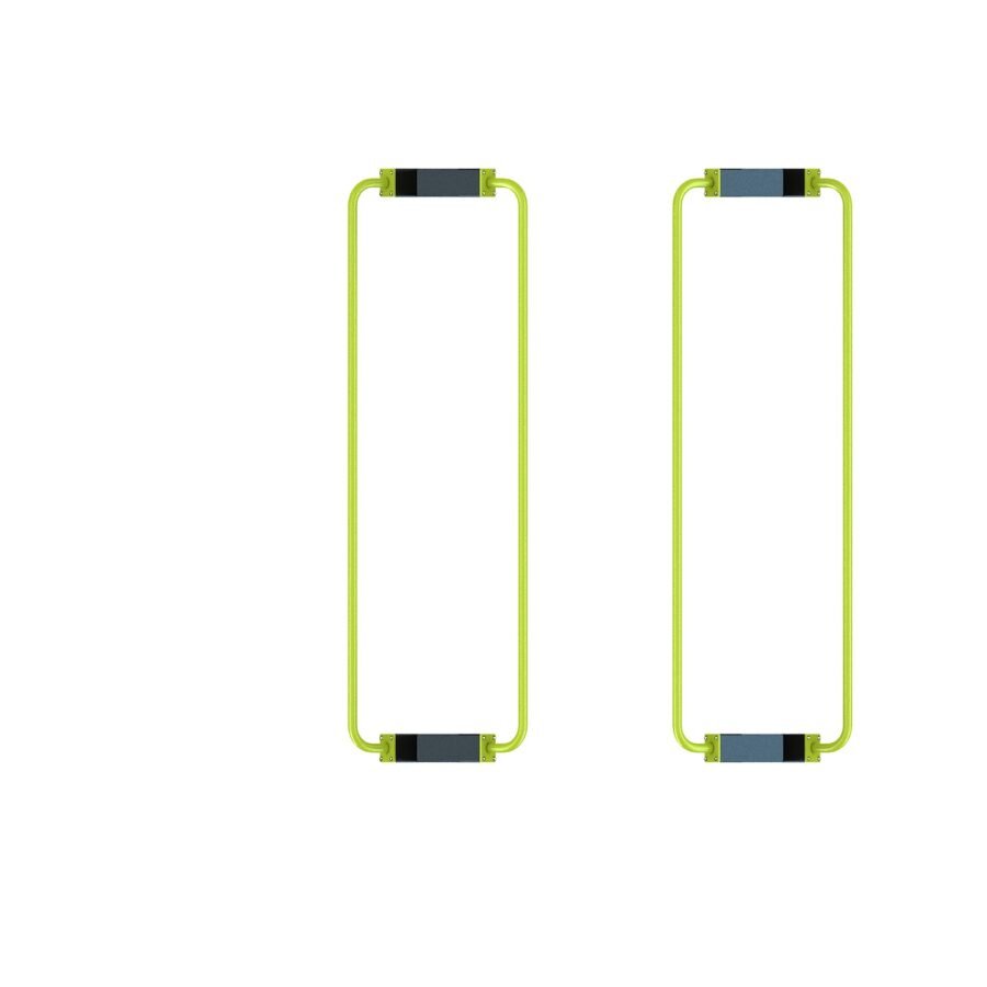 équipement street workout design dips barre de pompes vue du haut