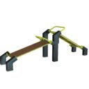 équipement street workout design abdos double