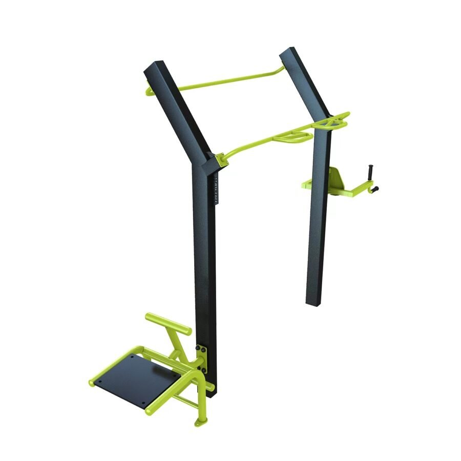 équipement street workout design traction chaise romaine abdos