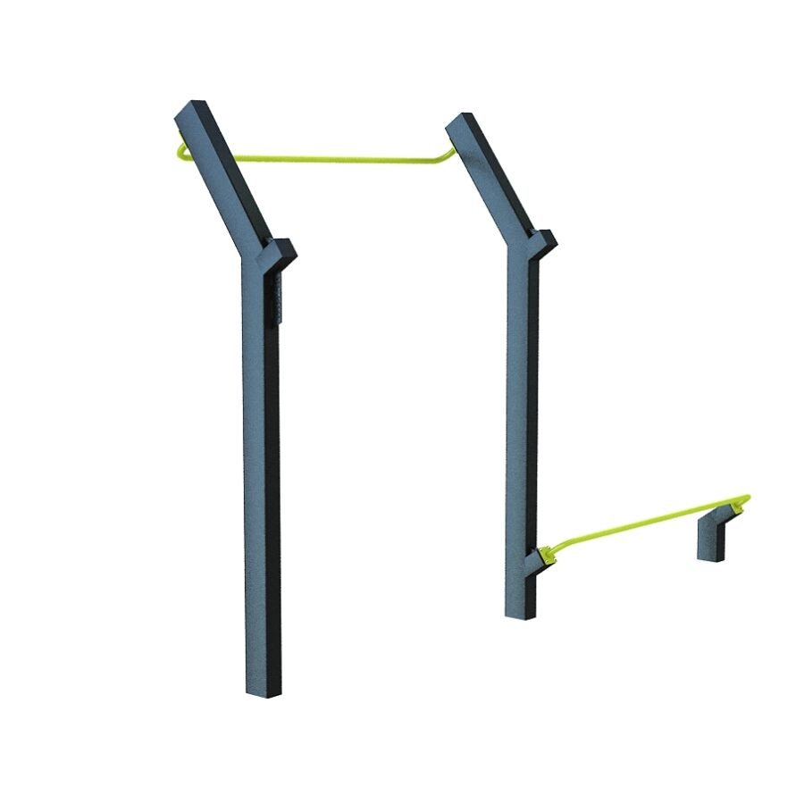 station street workout design traction barre de pompe