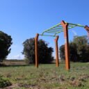 équipement street workout design pont horizontale pont de singe plein air