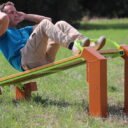 équipement street workout design abdos incliné crunch